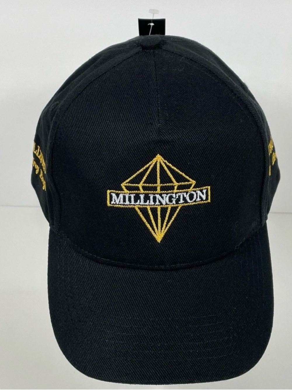 Millington British Racing Engines Embroidered Black Adjustable Souvenir Hat Cap